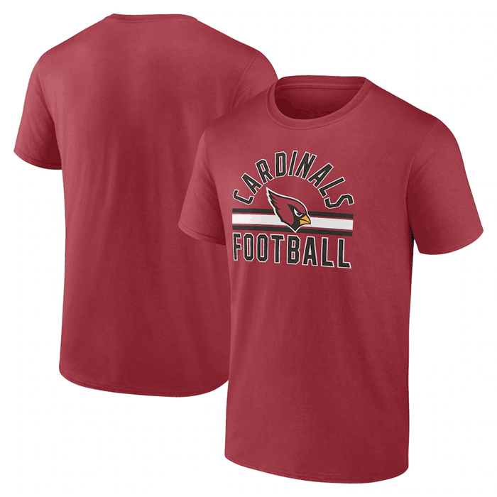 Arizona Cardinals Red Arch Stripe T-Shirt